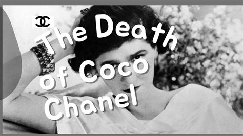 todesursache coco chanel|coco couturier death.